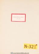 Norton-Norton 10\" x 20\", 10\" x 24\", Grinding Instructions and Parts Manual 1957-10\" x 20\"-10" x 24"-01